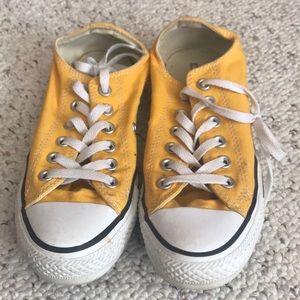 Yellow converse
